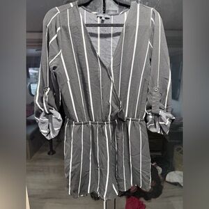 Iris Monochrome Striped Knit Top